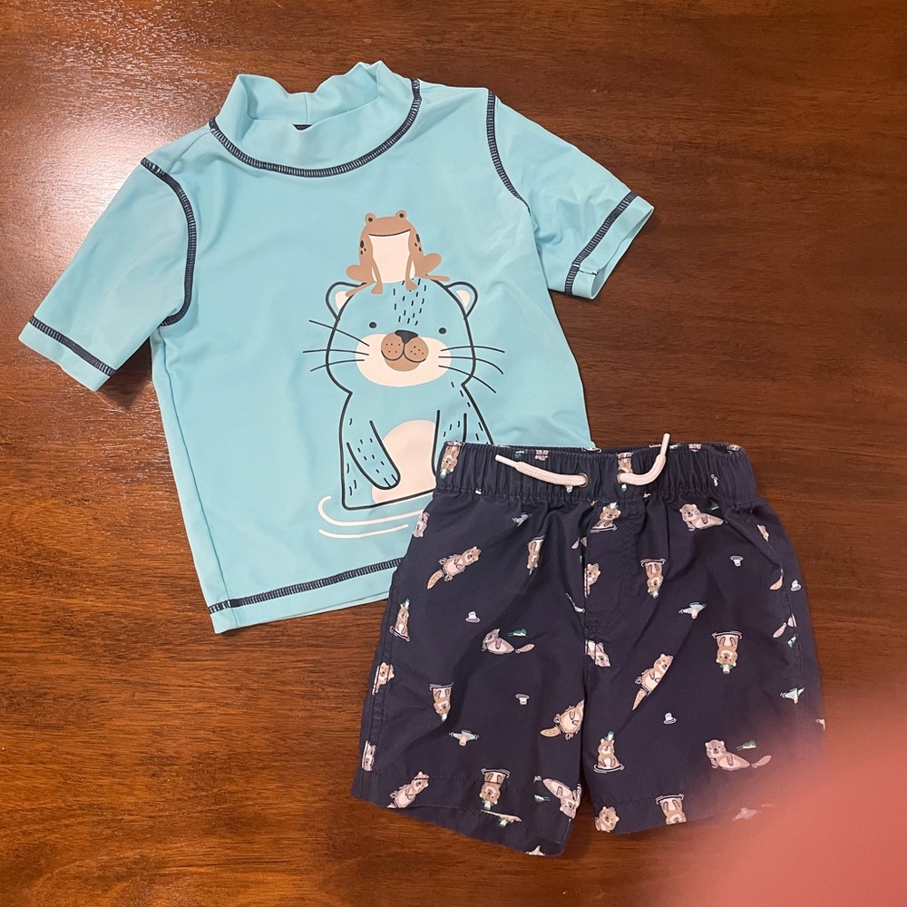 Carters 18M Bathing Suit/Rash Guard